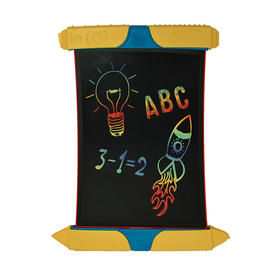 美国BoogieBoard儿童电子手写板彩虹色手绘板Scribble液晶手写板