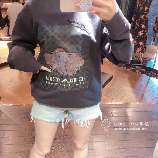 点此购买 Coach 蔻驰重工迪斯尼小飞象刺绣卫衣 曾123791 商品图1