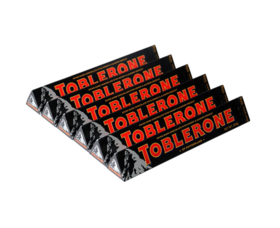 【亚欧超市】三角黑巧克力蜂蜜巴旦木糖100g