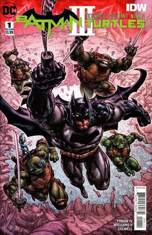 蝙蝠侠/忍者神龟 V3 斜线 Batman Teenage Mutant Ninja Turtles III（2019）普封 商品图5