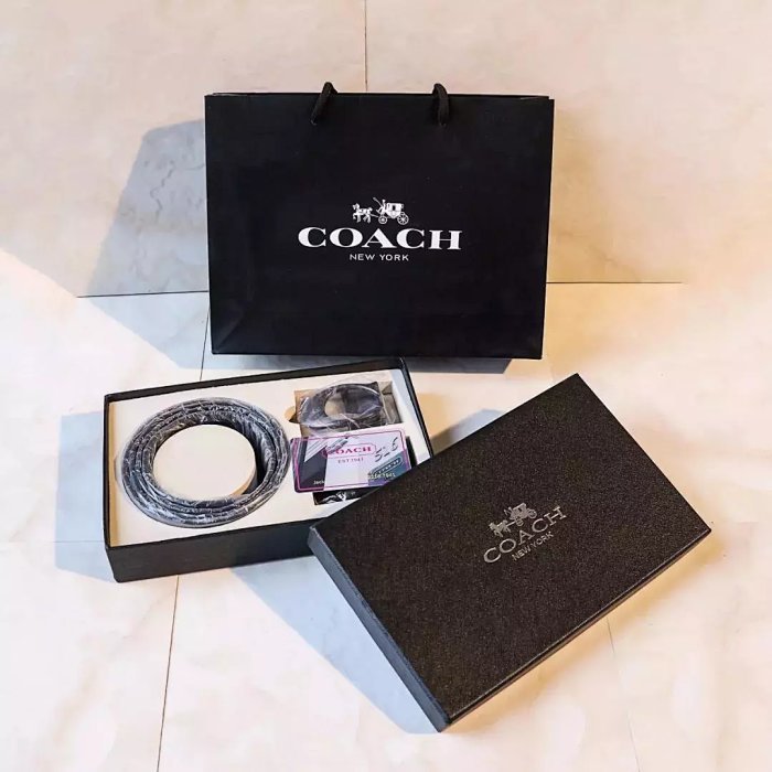 男神挚爱coach蔻尺礼盒装百搭款双头腰带