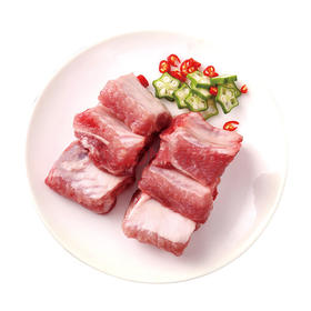 杭州苏食冻猪肋排500克切麻将块