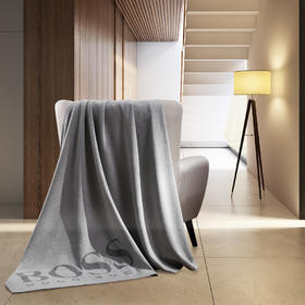 HBMT-016 HUGO BOSS LOGO混纺棉毯（灰）