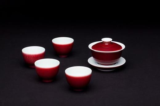郎红盖碗·鸡心杯套礼 商品图0