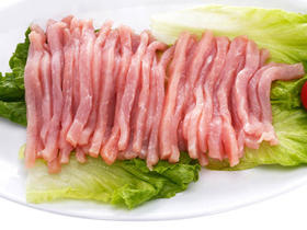 大丰苏食带膘前腿肉丝500克