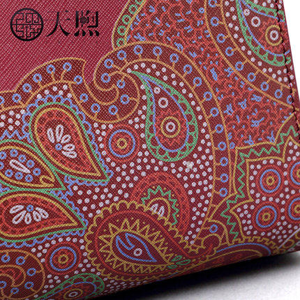 复古时尚，大气红色斜挎手提包TX-P120067 商品图2