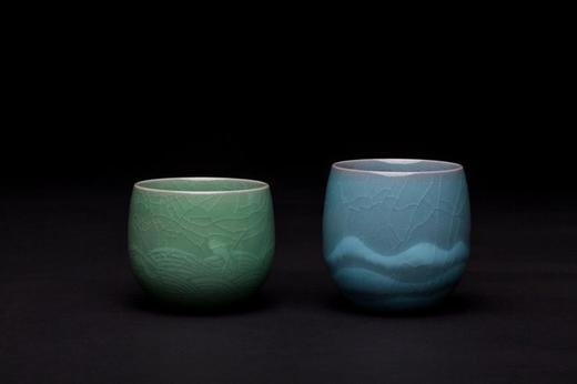 青山绿水（一对） 谈珂制 商品图0