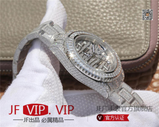 TW劳力士格林尼治型II的密镶钻特别款——ROLEX116769TBR-74779B完美还原史上最昂贵的劳力士满天星腕表。男士腕表，精钢表带， 商品图5