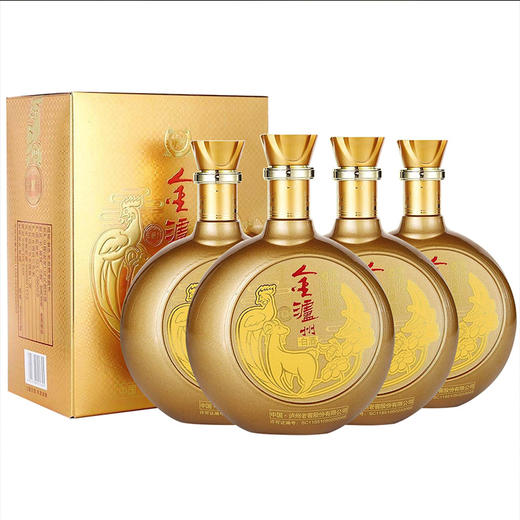 52度 金泸州白酒金醉月999ml*4【泸州老窖酒名堂】 商品图1