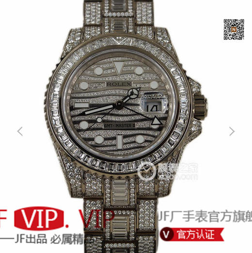 TW劳力士格林尼治型II的密镶钻特别款——ROLEX116769TBR-74779B完美还原史上最昂贵的劳力士满天星腕表。男士腕表，精钢表带， 商品图0