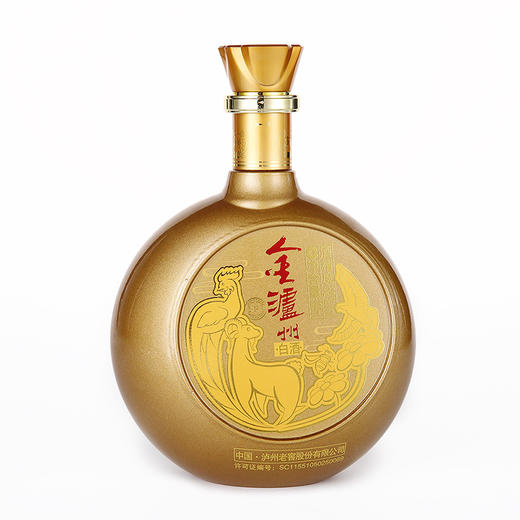 52度 金泸州白酒金醉月999ml*4【泸州老窖酒名堂】 商品图3