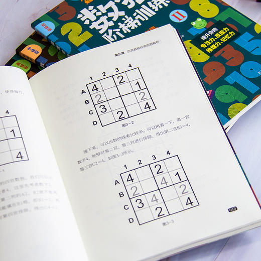 《数独阶梯训练》4册 送10节黄中华视频课 每天几分钟，让娃练出强大脑！ 商品图4
