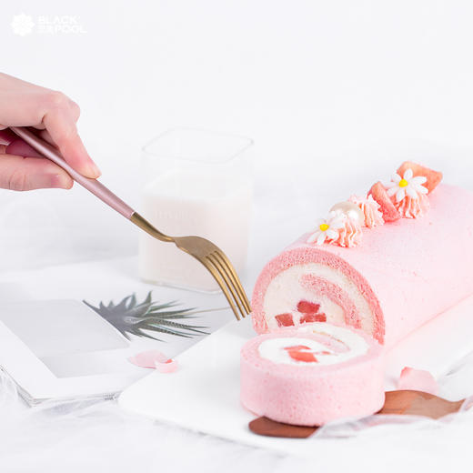 【满满少女心，饱满水蜜桃，鲜嫩诱人】水蜜桃蛋糕卷 PEACH SWISS ROLL 商品图2