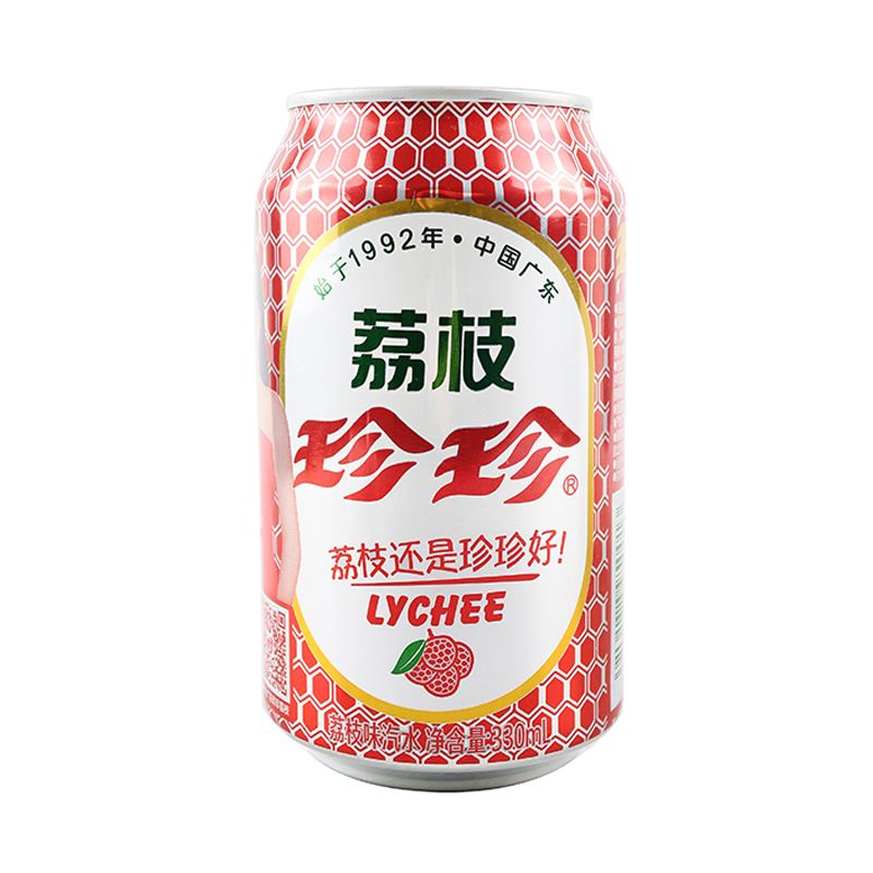 珍珍 荔枝味汽水 330ml/罐