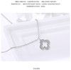 Awish collection红色幸运四叶草双面戴 项链耳钉套装 商品缩略图2