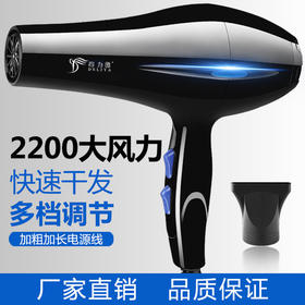 〖大功率家用电吹风〗厂家直销大功率2200W冷热风吹风机 发廊美发吹风筒