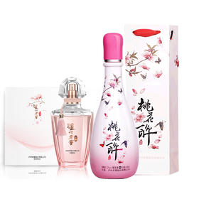 【泸州老窖酒名堂】22度时尚版桃花醉500ml+顽味香水30ml组合