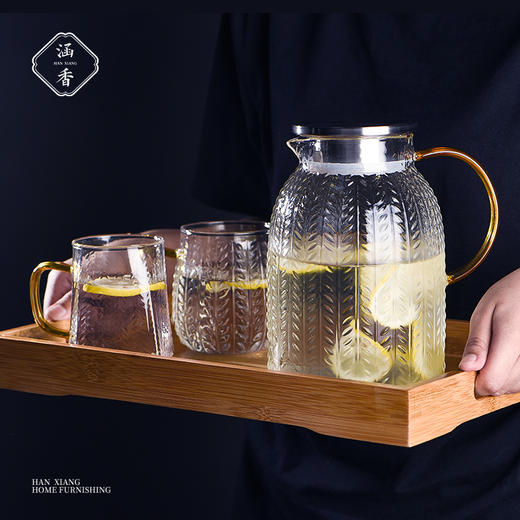 茶壶-凉水壶-玻璃麦穗凉水壶 商品图2