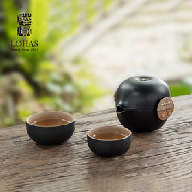 【LOHAS陆宝 开门见福喜从天降】德国设计金奖 茶具礼盒套装 茶礼陶瓷茶具送礼自用高端功夫茶具套组当代人文美学茶壶茶杯茶盘旅行组快客杯套组节日伴手礼陶瓷茶具【台湾陆宝】