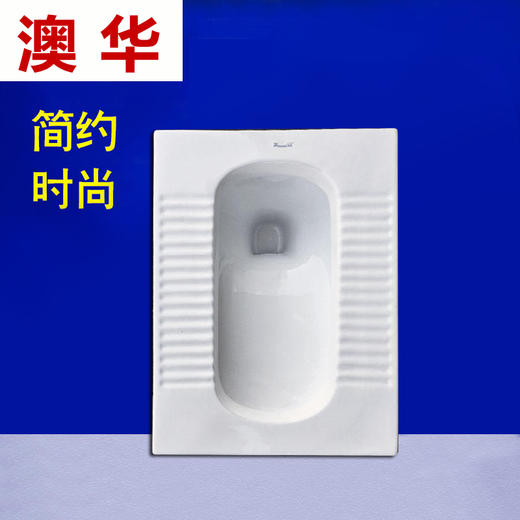 澳华 蹲坑（ 踏便器）1#（带S弯）570*430*235前后出水 商品图0