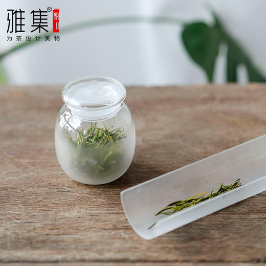 雅集茶具 玻璃云雾茶叶罐储物罐 密封罐装糖果罐子保鲜罐 商品图1