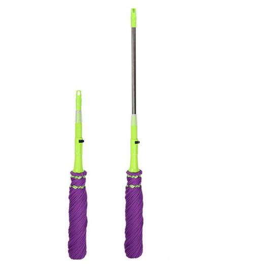 【居家日用】。免手洗拖把 不锈钢伸缩自拧水旋转拖把 家用懒人拖把头 商品图2