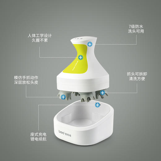 洗头的时候都能用的龙抓手 头皮按摩器 商品图6