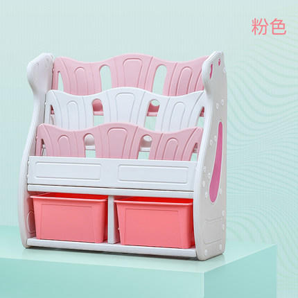 小熊噜噜儿童豪华书架绘本架 商品图1