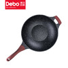 Debo 德铂德雷斯炒锅炒菜锅33cm3003合金聚能厚锅底无油烟明火电磁炉通用可立锅盖 商品缩略图3