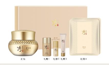 秀雅韩真生面霜礼盒6件套 189ml 商品图0