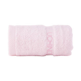 UUH02789D-NP 素色绣字面巾（粉色）