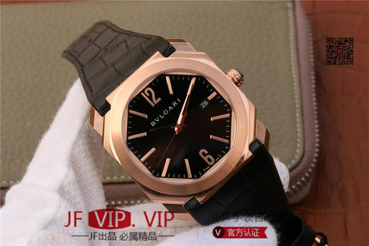 宝格丽 OCTO系列101963腕表，表径41X10mm，100%进口316L精钢表壳使用cnc数控机床精雕细琢，搪瓷表盘经过十几道工序制作而成，面和底采用蓝宝石玻璃，不惜代价还原正品！ 商品图1