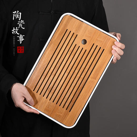茶盘-竹制竹韵盛水茶盘 商品图1