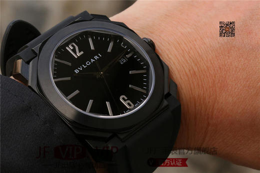 宝格丽 OCTO系列102737腕表，表径41X10mm，100%进口316L精钢表壳使用cnc数控机床精雕细琢，搪瓷表盘经过十几道工序制作而成 商品图13