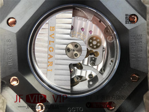 宝格丽 OCTO系列102737腕表，表径41X10mm，100%进口316L精钢表壳使用cnc数控机床精雕细琢，搪瓷表盘经过十几道工序制作而成 商品图11