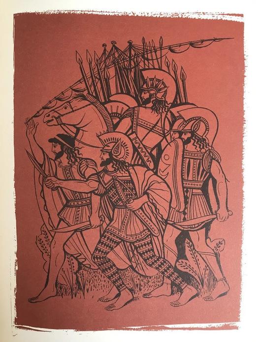 阿波罗尼乌斯《阿尔戈英雄纪》 配木版画插图 漆布脊精装大16开 商品图5