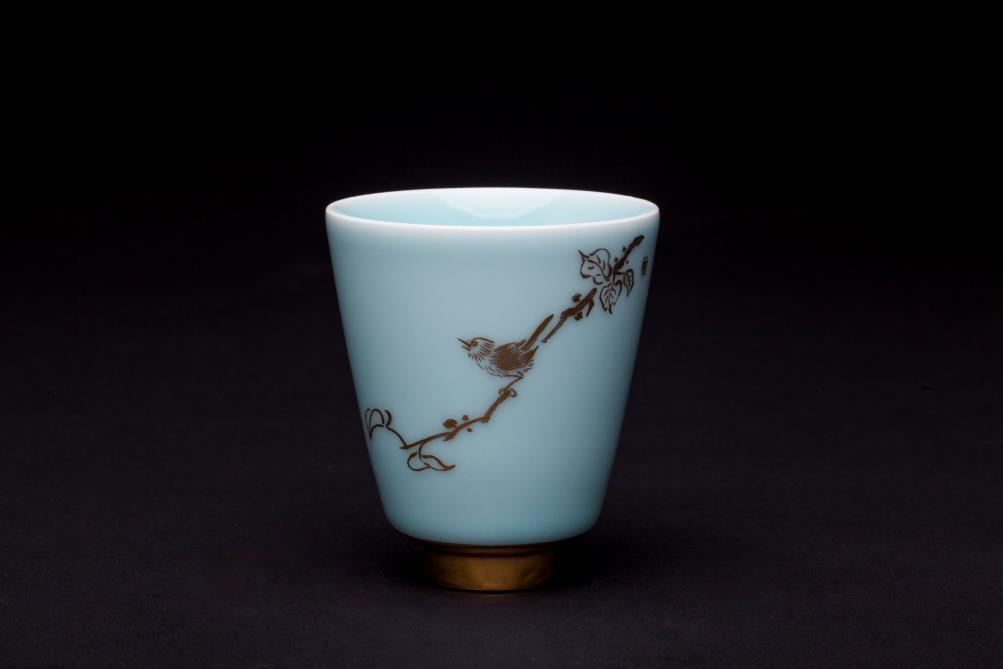 金绘喜上眉梢 谈珂制 朱洁敏绘