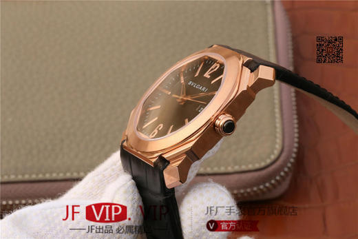 宝格丽 OCTO系列101963腕表，表径41X10mm，100%进口316L精钢表壳使用cnc数控机床精雕细琢，搪瓷表盘经过十几道工序制作而成，面和底采用蓝宝石玻璃，不惜代价还原正品！ 商品图6