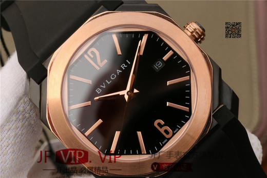 宝格丽 OCTO系列102737腕表，表径41X10mm，100%进口316L精钢表壳使用cnc数控机床精雕细琢，搪瓷表盘经过十几道工序制作而成 商品图3