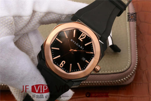 宝格丽 OCTO系列102737腕表，表径41X10mm，100%进口316L精钢表壳使用cnc数控机床精雕细琢，搪瓷表盘经过十几道工序制作而成 商品图2