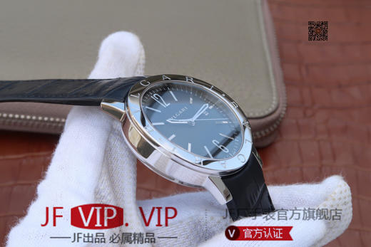 TW宝格丽BVLGARI BVLGARI SOLOTEMPO系列102056中性腕表（AISI316L精钢表壳搭配意大利进口小牛皮表带，蓝宝石玻璃 商品图6
