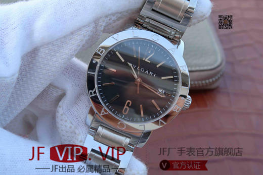 TW宝格丽BVLGARI BVLGARI SOLOTEMPO系列102056中性腕表（AISI316L精钢表壳搭配意大利进口小牛皮表带，蓝宝石玻璃 商品图2