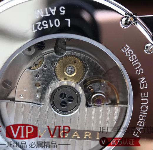 TW宝格丽BVLGARI BVLGARI SOLOTEMPO系列102056中性腕表（AISI316L精钢表壳搭配意大利进口小牛皮表带，蓝宝石玻璃，搭载原装西铁城9015全自动机芯 商品图13