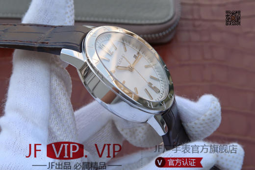 TW宝格丽BVLGARI BVLGARI SOLOTEMPO系列102056中性腕表（AISI316L精钢表壳搭配意大利进口小牛皮表带，蓝宝石玻璃 商品图8