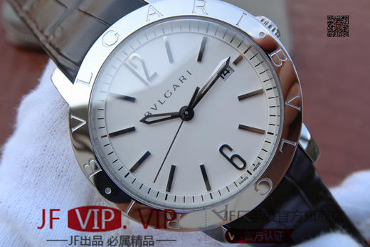 TW宝格丽BVLGARI BVLGARI SOLOTEMPO系列102056中性腕表（AISI316L精钢表壳搭配意大利进口小牛皮表带，蓝宝石玻璃 商品图3