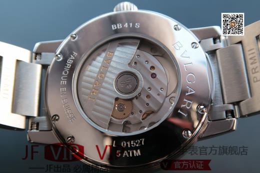 宝格丽BVLGARI∙BVLGARI系列101868 BB41BSSD，进口西铁城9015自动机械,41毫米直径,男士316l精钢腕表，拱形蓝宝石镜面。还原度极高 商品图5