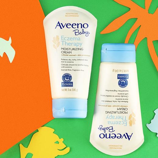 【保税仓】美国Aveeno艾维诺小支装湿疹霜 淡蓝色 141g 商品图0