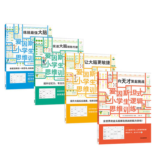 爱因斯坦式：小学生逻辑思维训练套装 爱因斯坦研究会 脑力训练 逻辑思维 中信出版社童书 正版书籍 商品图2