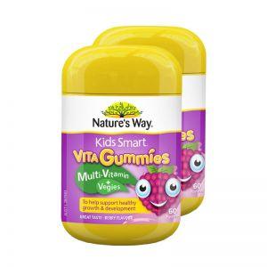 【保税仓】澳大利亚Nature's Way佳思敏 儿童维生素蔬菜营养软糖60粒 商品图0