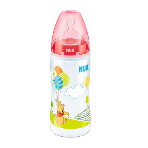 【保税仓】NUK 多色新生儿宽口径防胀气PP奶瓶 6-18个月（颜色随机发） 300ml 商品图0